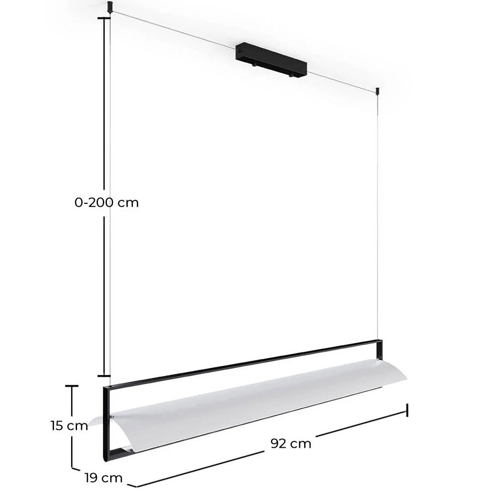  Lampada a Sospensione Barra LED Orizzontale - Newa image 10