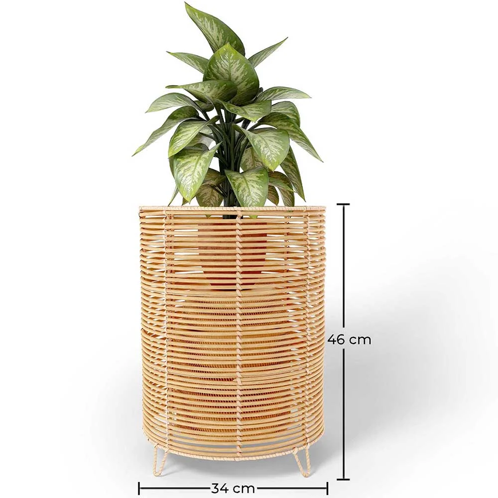 Vaso da Terra Rotondo - Stile Boho - 56 CM - Laers image 10