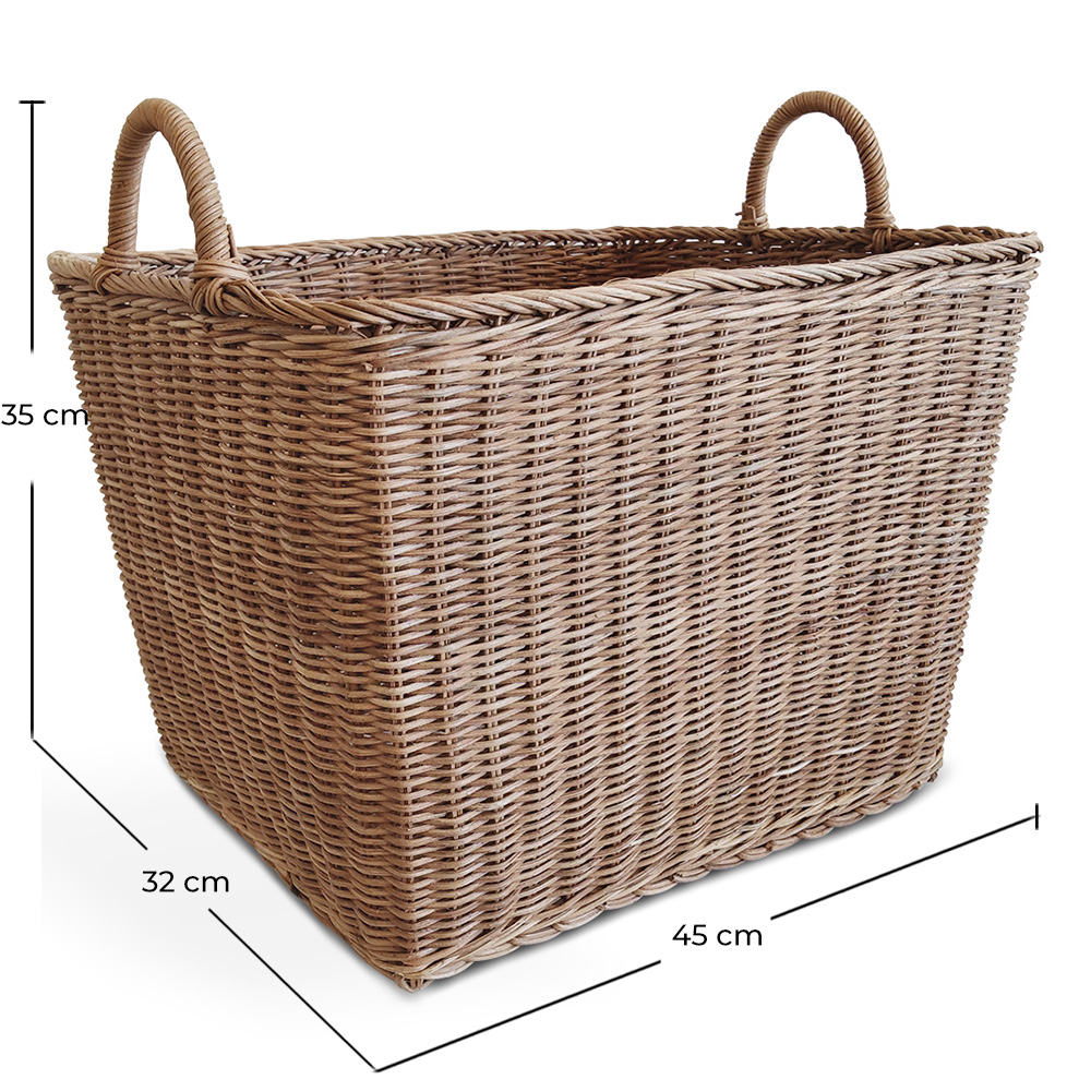 Cesto in Rattan con Manici - 45x35CM - Luisa image 10