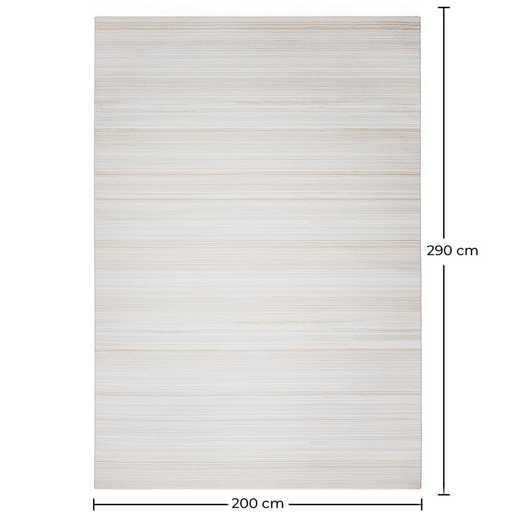 Grande Tappeto dal Design Contemporaneo e Moderno - Beige (290x200 cm) - Traney image 10