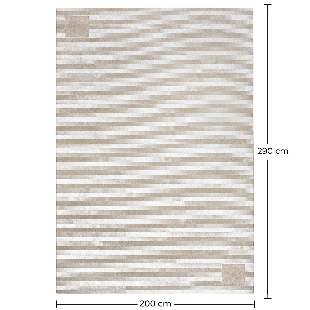 Grande Tappeto dal Design Contemporaneo e Moderno - Beige (290x200 cm) - Cyru image 10