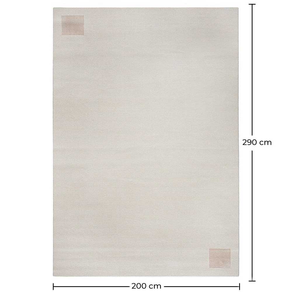 Grande Tappeto dal Design Contemporaneo e Moderno - Beige (290x200 cm) - Cyru image 10