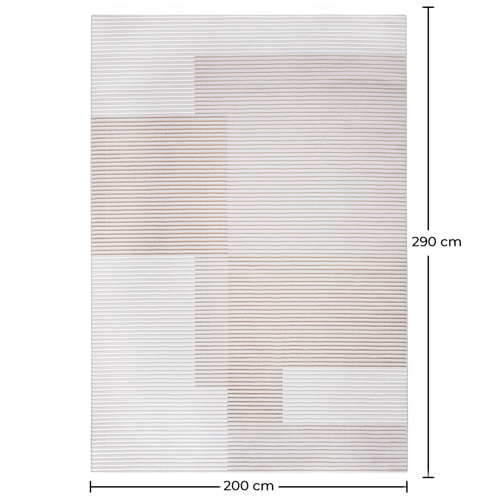 Grande Tappeto dal Design Contemporaneo e Moderno - Beige (290x200 cm) - Xasa image 10