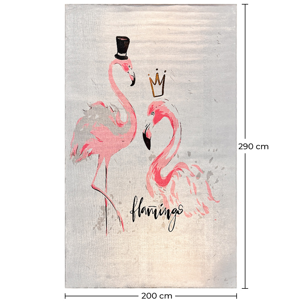 Tappeto per Bambini - (290x200 cm) - Flamingo  image 10