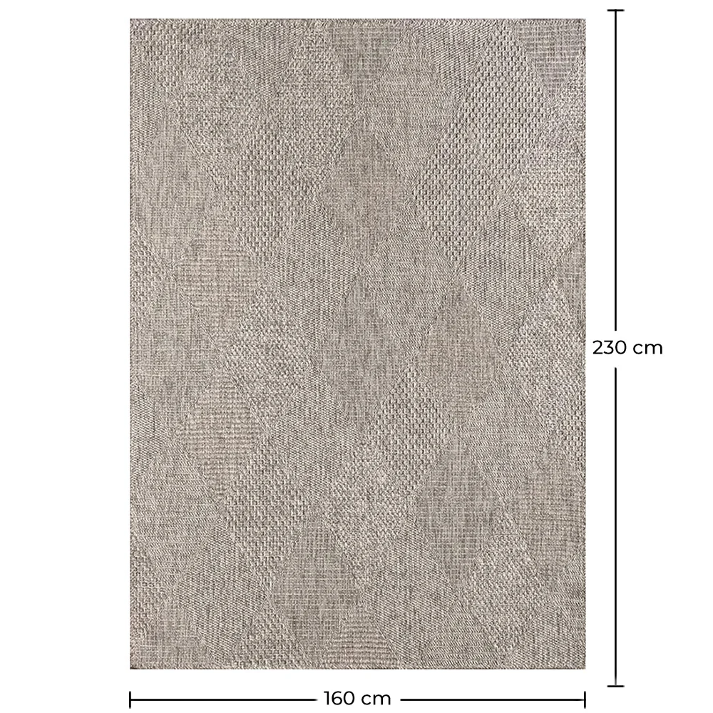 Grande tappeto dal design contemporaneo e moderno - Beige (160x230 cm) - Ina image 10