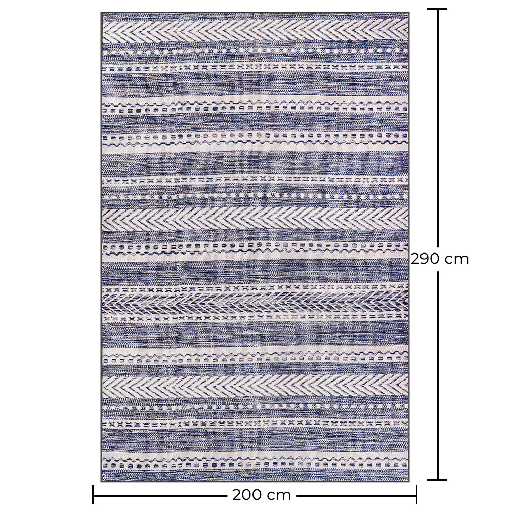 Grande Tappeto a Design Etnico Boho - (290x200 cm) - Velour image 10
