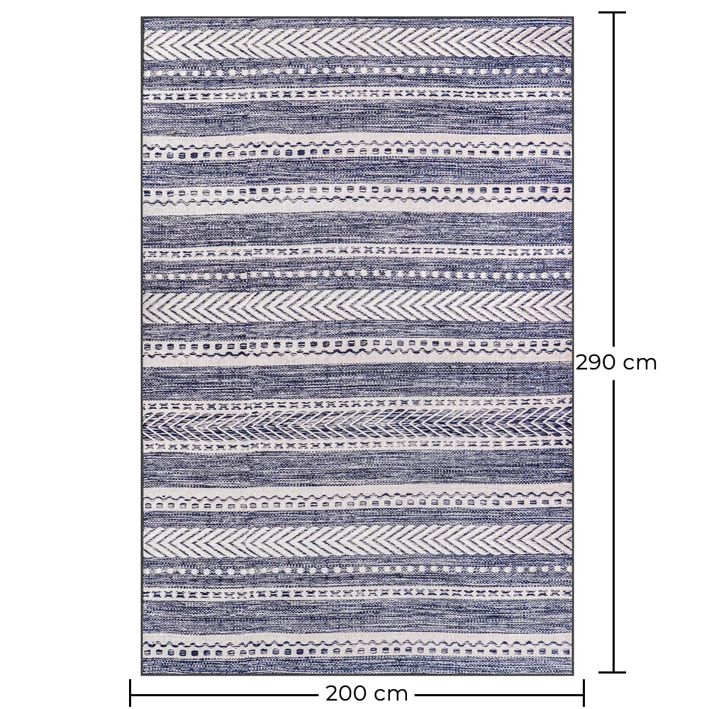 Grande Tappeto a Design Etnico Boho - (290x200 cm) - Velour image 10