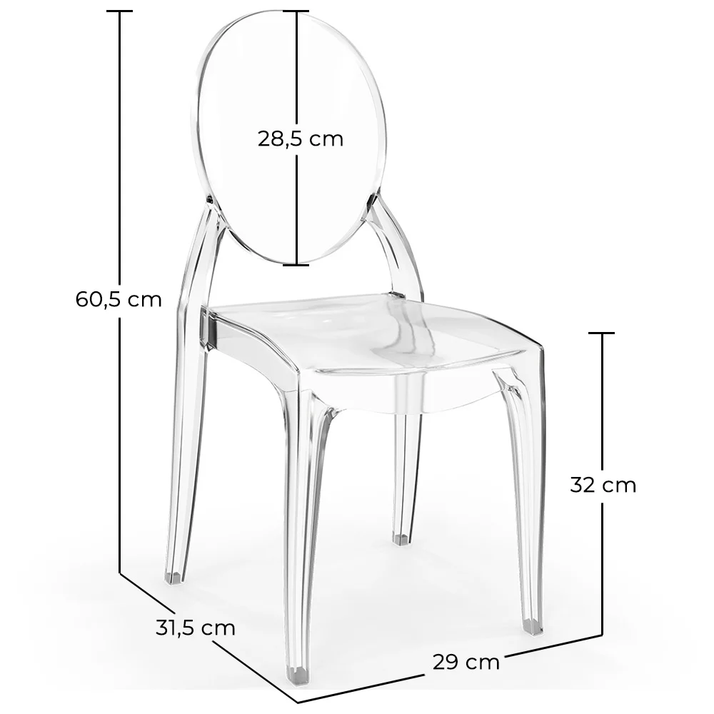 Sedia per bambini Trasparente - Victoria Queen image 10