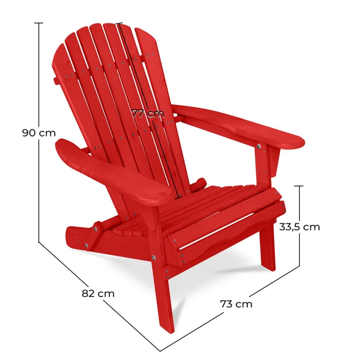 ULTCOVER Adirondack - Coprisedia Impermeabile Per Sedie Da Esterni
