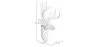 Decorazione da Parete - Testa di Cervo Bianco - Uka image 7