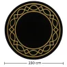 Tappeto in Lana Design Rotondo - 230cm - Etny image 7