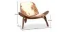 Poltrona di Design - Stile Scandinavo - Rivestita in Pony - Lucy image 7