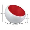 Poltrona Egg Poco Chair  - similpelle image 7