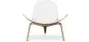 Poltrona di design - Poltrona Scandinava - Rivestita in pelle - Lucy image 7