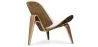Poltrona di design - Poltrona Scandinava - Rivestita in pelle - Lucy image 7