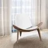 Poltrona di design - Poltrona Scandinava - Rivestita in pelle - Lucy image 7