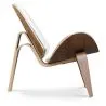 Poltrona di design - Poltrona Scandinava - Rivestita in pelle - Lucy image 7
