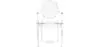Confezione da 4 sedie da pranzo - Trasparente - Design con braccioli - Louis XIV image 7