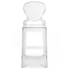 Sgabello da bar con schienale - Design trasparente - 65cm - Victoria Queen image 7