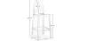 Sgabello da bar con schienale - Design trasparente - 65cm - Victoria Queen image 7