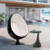 Poltrona di Design a Forma di Uovo - Rivestita in similpelle - Eny image 7