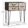 Credenza in Metallo - Stile Industriale - 3 cassetti - Orson image 7