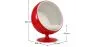 Poltrona di Design a Forma di Palla - Rivestita in similpelle - Baller image 7