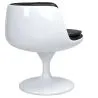 Sedia da salotto - Sedia di design bianca - Rivestita in pelle - Ginevra image 7
