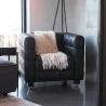 Poltrona Rivestita in Pelle Vegana Imbottita - Nubus image 7