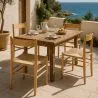Sedia da pranzo in legno - Design retrò - Cawi image 7