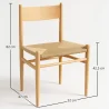 Sedia da pranzo in legno - Design retrò - Cawi image 7