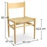 Sedia da pranzo in legno - Design retrò - Cawi image 7