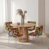 Sedia da pranzo - Gambe trasparenti - Design a motivi - Stile Miss image 7
