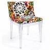 Sedia da pranzo - Gambe trasparenti - Design a motivi - Stile Miss image 7