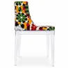 Sedia da pranzo - Gambe trasparenti - Design a motivi - Stile Miss image 7