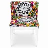 Sedia da pranzo - Gambe trasparenti - Design a motivi - Stile Miss image 7