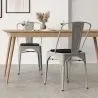 Sedia da pranzo in acciaio - Design industriale - Nuova edizione - Stylix image 7