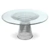 Tavolo da pranzo rotondo - Vetro e metallo - Barrel image 7