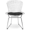 Sedia da pranzo in acciaio - Design a griglia - Lived image 7