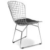Sedia da pranzo in acciaio - Design a griglia - Lived image 7