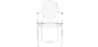 Sedia da pranzo trasparente - Design con braccioli - Louis XIV image 7
