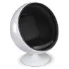 Poltrona di Design a Sfera - Rivestita in Ecopelle - Batton image 7