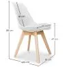 Sedia da pranzo - Stile scandinavo - Denisse image 7
