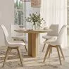 Sedia da ufficio - Sedia da pranzo - Stile Scandinavo - Denisse image 7