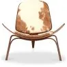 Poltrona di Design - Stile Scandinavo - Rivestita in Pony - Lucy image 7