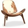 Poltrona di Design - Stile Scandinavo - Rivestita in Pony - Lucy image 7