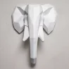 Testa di elefante origami - Resina image 7