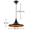 Lampadario - Lampada a Sospensione Design Industriale - Extensive image 7
