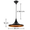 Lampadario - Lampada a Sospensione Design Industriale - Extensive image 7