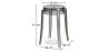 Sgabello da bar di design trasparente - 47cm - Victoria Queen image 7